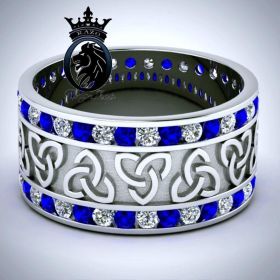 Thor Inspired Celtic Engraved Men’s Wedding Band Ring