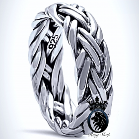 Infinity Love Knot Men's Promise Ring Band