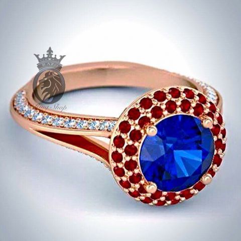 Wonder Woman Inspired Rose Gold Engagement Ring